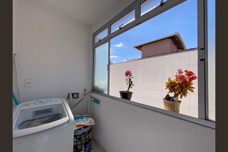 Área de serviço de apartamento à venda com 2 quartos, 65m² em Estrela Dalva, Belo Horizonte