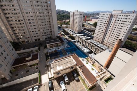 Vista da Sala de apartamento para alugar com 2 quartos, 60m² em Jk, Contagem