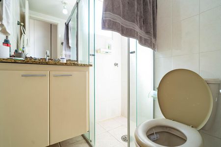 Banheiro da Suíte de apartamento à venda com 1 quarto, 43m² em Liberdade, São Paulo