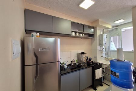 Cozinha de apartamento à venda com 2 quartos, 45m² em Jardim, Santo André