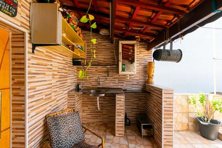 Área gourmet de casa à venda com 3 quartos, 96m² em Parque Sao Rafael, São Paulo