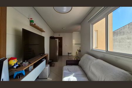 Sala de apartamento à venda com 2 quartos, 75m² em Vila Francisco Matarazzo, Santo André