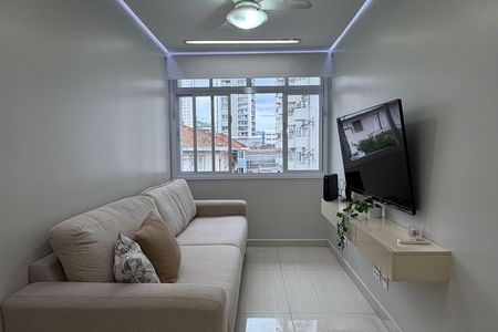 Sala de apartamento para alugar com 3 quartos, 119m² em Boqueirão, Santos
