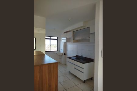 Cozinha de apartamento para alugar com 2 quartos, 43m² em Subsetor Oeste - 12 (O-12), Ribeirão Preto