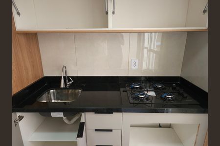 Cozinha de casa de condomínio para alugar com 2 quartos, 50m² em Jardim dos Pereiras (Caucaia do Alto), Cotia