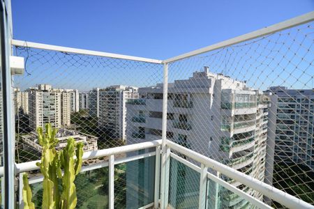 Varanda Suíte Canadense de apartamento à venda com 3 quartos, 280m² em Barra da Tijuca, Rio de Janeiro