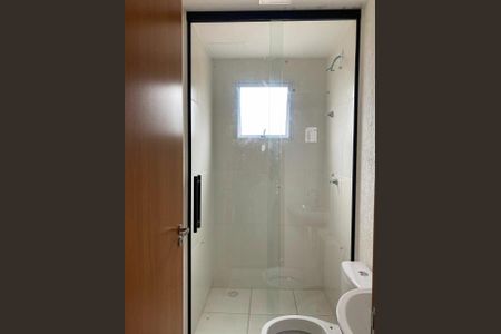 Banheiro de apartamento à venda com 2 quartos, 45m² em Vale das Amendoeiras, Contagem