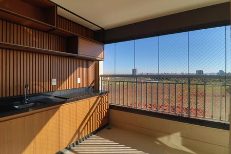 Varanda gourmet de apartamento para alugar com 3 quartos, 103m² em Jardim Sul, Uberlândia