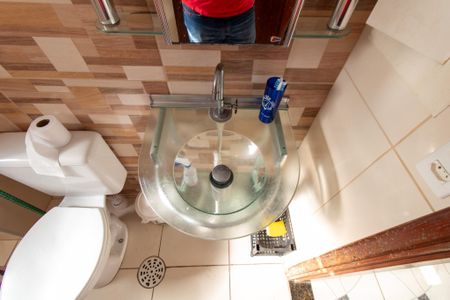 BANHEIRO DA SUITE de apartamento para alugar com 1 quarto, 40m² em Botafogo, Campinas