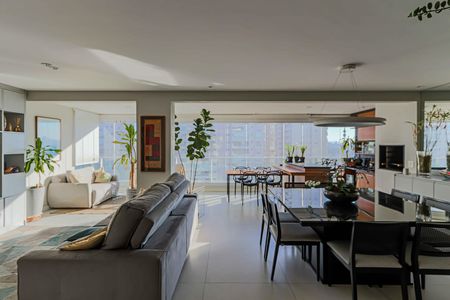 Sala de apartamento para alugar com 3 quartos, 134m² em Vila Anastácio, São Paulo