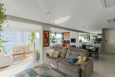 Sala de apartamento para alugar com 3 quartos, 134m² em Vila Anastácio, São Paulo