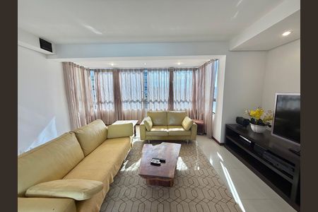 Sala de TV - Cobertura  de apartamento à venda com 4 quartos, 340m² em Serra, Belo Horizonte