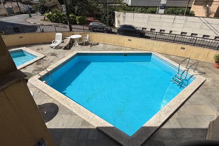 Área comum - Piscina de apartamento para alugar com 2 quartos, 150m² em Ponta da Praia, Santos