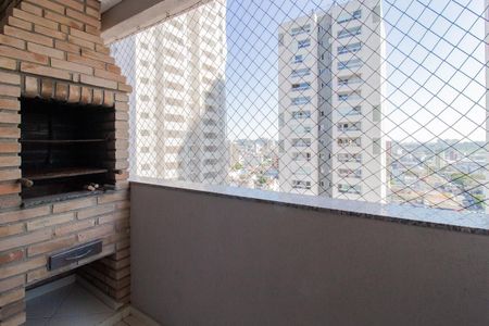 Varanda da sala de apartamento para alugar com 3 quartos, 95m² em Vila Bocaina, Mauá