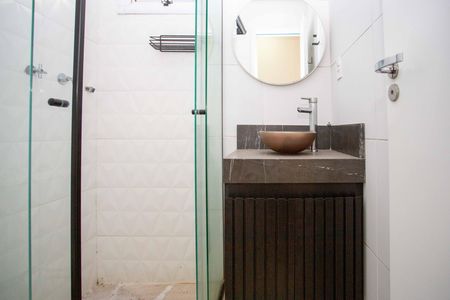 Banheiro da Suíte de apartamento à venda com 3 quartos, 78m² em Centro, Diadema