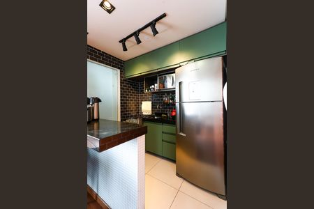 cozinha de kitnet/studio à venda com 1 quarto, 86m² em Morumbi, São Paulo