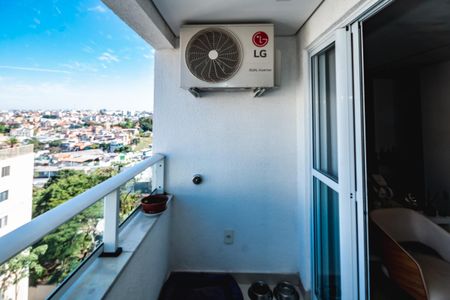 Varanda da Sala de apartamento para alugar com 2 quartos, 70m² em Planalto, Belo Horizonte