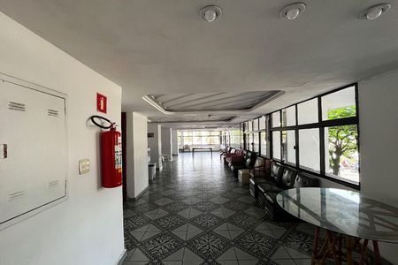 Área comum - Salão de festas de apartamento para alugar com 1 quarto, 49m² em Itararé, Santos