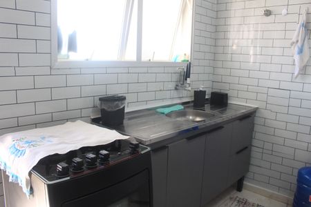 Cozinha de apartamento à venda com 1 quarto, 63m² em Olímpico, São Caetano do Sul