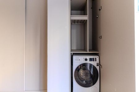 Área de Serviço de kitnet/studio para alugar com 1 quarto, 32m² em Santa Cecilia, São Paulo