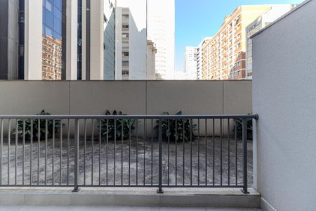 Varanda de kitnet/studio para alugar com 1 quarto, 32m² em Santa Cecilia, São Paulo