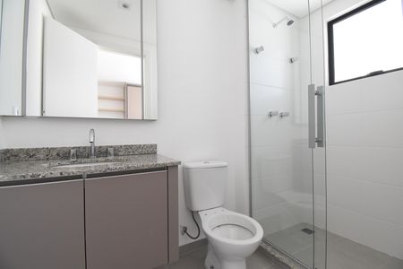 Banheiro da Suíte de apartamento à venda com 3 quartos, 71m² em Santo Inácio, Curitiba