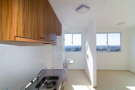 Cozinha de apartamento para alugar com 2 quartos, 36m² em Conjunto Habitacional Teotonio Vilela, São Paulo