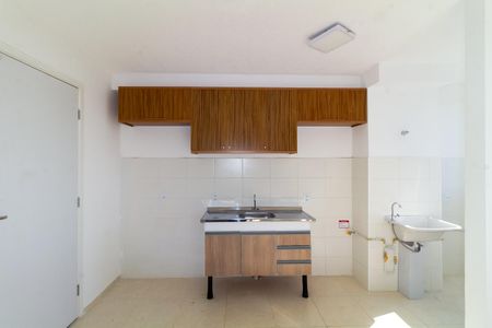 Cozinha de apartamento para alugar com 2 quartos, 36m² em Conjunto Habitacional Teotonio Vilela, São Paulo