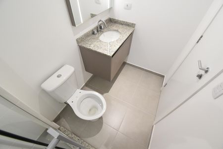 Banheiro da Suíte de apartamento à venda com 3 quartos, 71m² em Santo Inácio, Curitiba