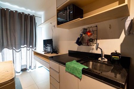 Cozinha de kitnet/studio à venda com 1 quarto, 28m² em Consolação, São Paulo