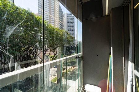 Studio para alugar com 28m², 1 quarto e sem vagaSacada