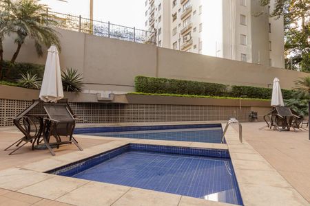 Área comum - Piscina de kitnet/studio para alugar com 3 quartos, 160m² em Indianópolis, São Paulo