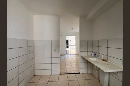 Cozinha de apartamento à venda com 2 quartos, 45m² em Vale das Amendoeiras, Contagem