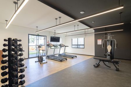 Área comum - Academia de kitnet/studio para alugar com 1 quarto, 27m² em Moema, São Paulo