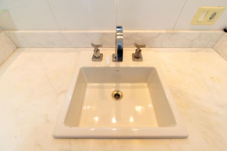 Banheiro da Suíte de apartamento à venda com 3 quartos, 105m² em Vila Mascote, São Paulo