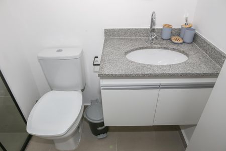 Banheiro da Suíte de apartamento para alugar com 1 quarto, 41m² em Perdizes, São Paulo