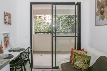 Sala e Cozinha de apartamento para alugar com 1 quarto, 31m² em Perdizes, São Paulo