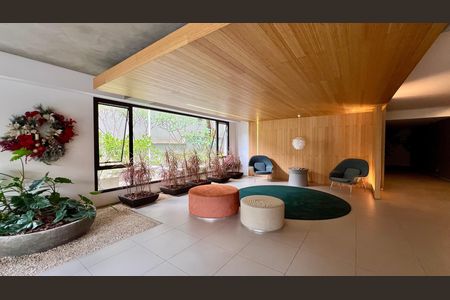 Hall de entrada de kitnet/studio para alugar com 1 quarto, 47m² em Pinheiros, São Paulo