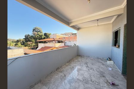 Varanda da Casa 1 de casa à venda com 6 quartos, 332m² em Nascentes Imperiais, Contagem