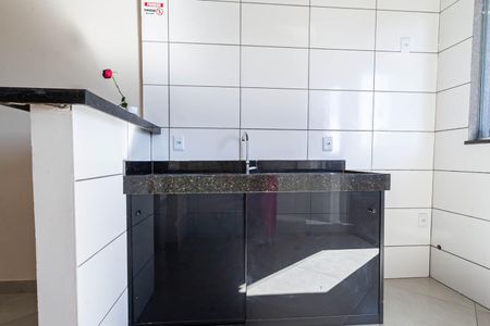 Cozinha de apartamento para alugar com 2 quartos, 50m² em Chacaras Reunidas Santa Terezinha, Contagem