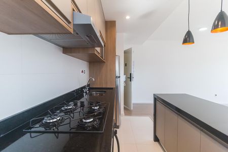 Cozinha de apartamento para alugar com 1 quarto, 49m² em Vila Mogilar, Mogi das Cruzes