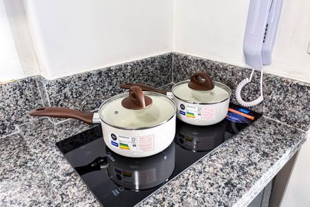 Cozinha de apartamento para alugar com 1 quarto, 26m² em Belenzinho, São Paulo