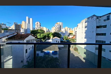 Varanda  de apartamento para alugar com 1 quarto, 38m² em Barra, Salvador
