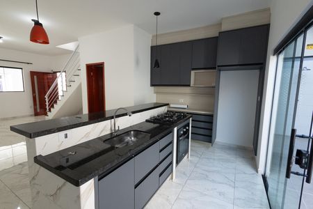 Cozinha de casa para alugar com 3 quartos, 156m² em Loteamento Villa Branca, Jacareí