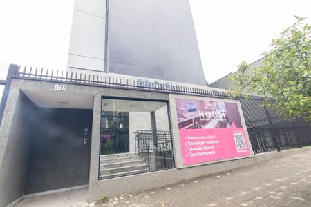 Fachada do Condominio de apartamento para alugar com 1 quarto, 20m² em Água Verde, Curitiba