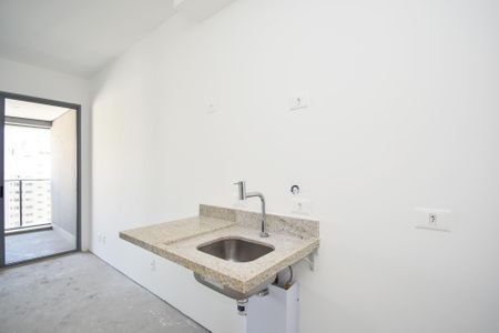 cozinha de apartamento à venda com 1 quarto, 30m² em Jardim Paulista, São Paulo