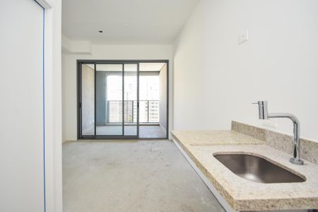cozinha de apartamento à venda com 1 quarto, 30m² em Jardim Paulista, São Paulo