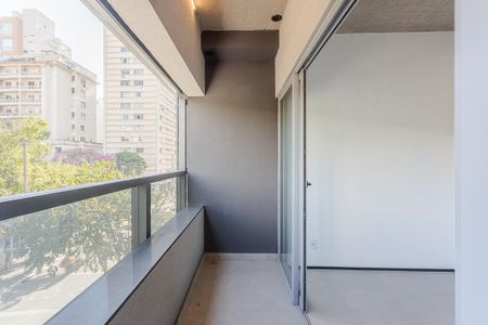 Varanda de kitnet/studio à venda com 1 quarto, 23m² em Jardim Paulista, São Paulo