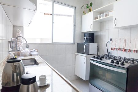 Cozinha de apartamento à venda com 2 quartos, 57m² em Buritis, Belo Horizonte