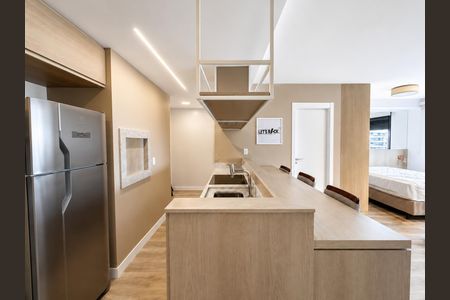 Cozinha de apartamento para alugar com 1 quarto, 42m² em Petrópolis, Porto Alegre